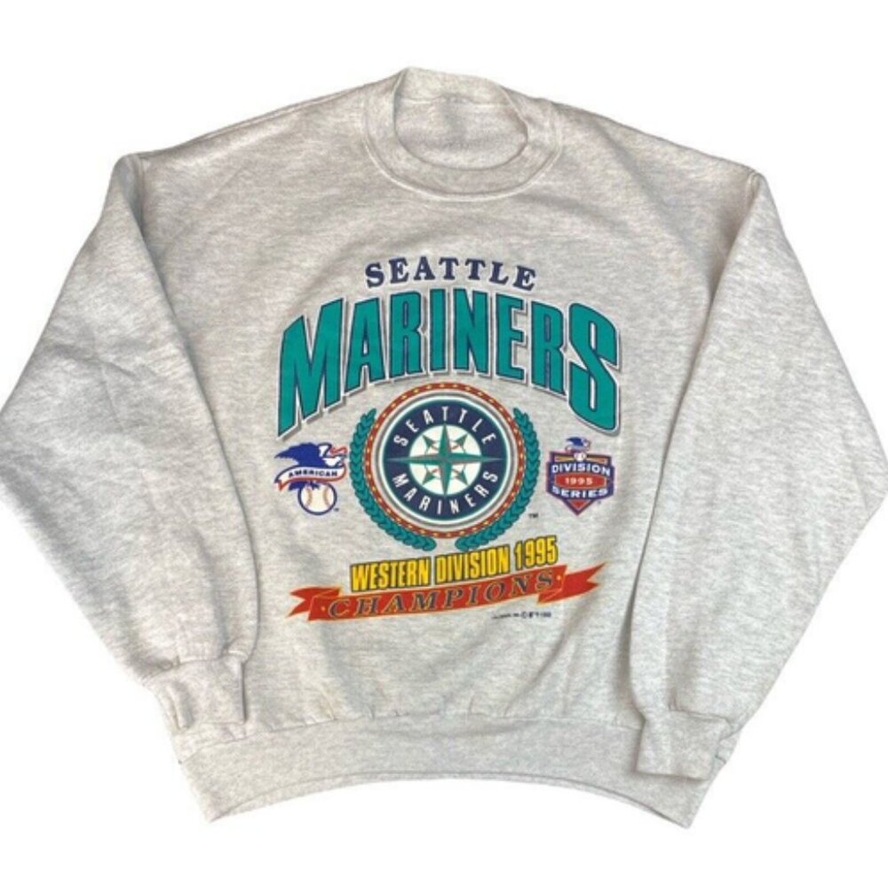 Seattle Mariners 1995 Champions Crewneck Sweatshirt MLB Western Division shirt